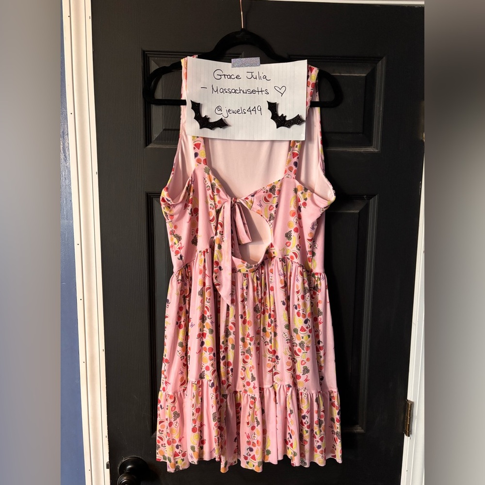 Blackmilk Pink Floral Tie-Front Dress